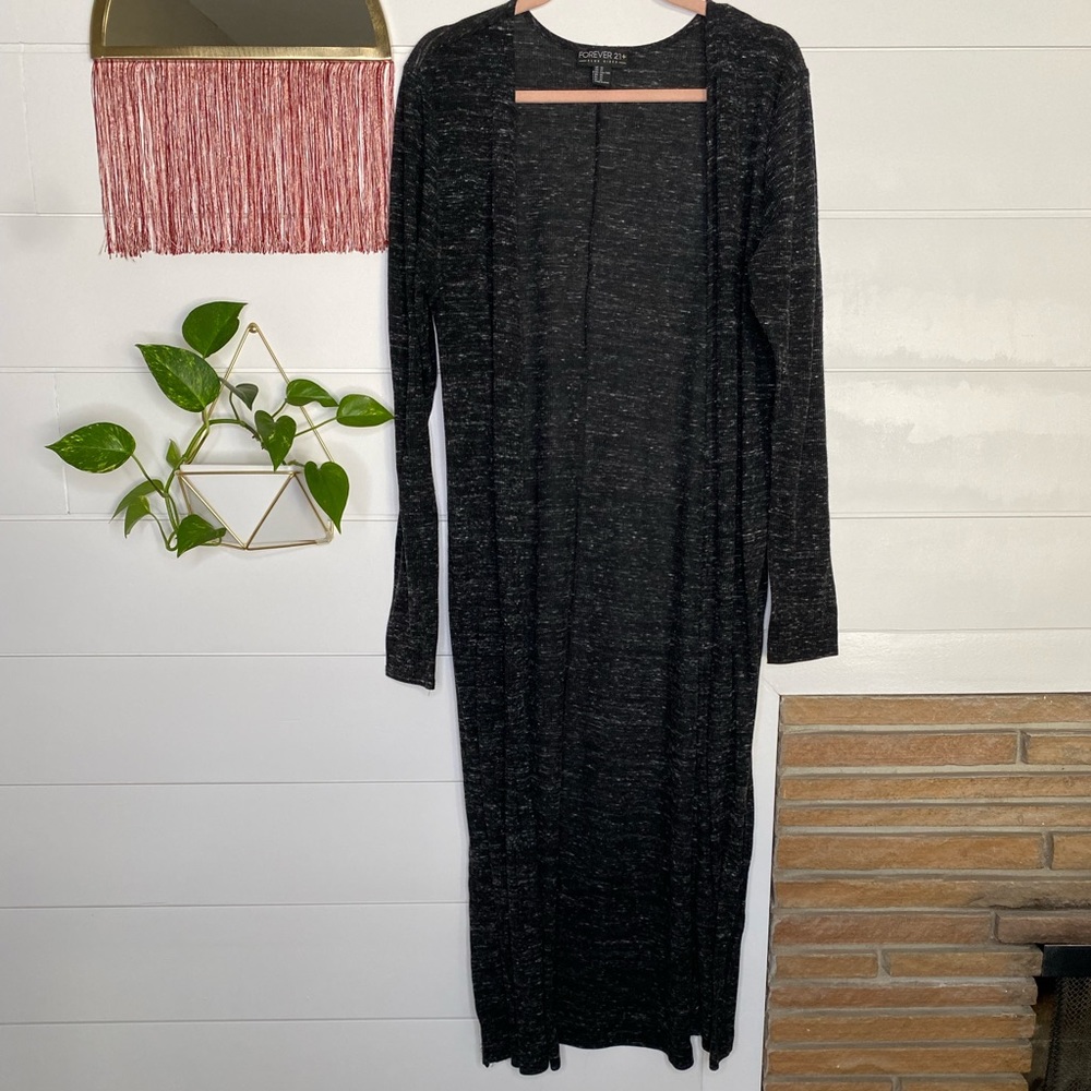 Forever 21 ribbed duster sweater size 2X. GUC